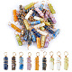 36Pcs 9 Styles Natural Mixed Stone Pendants(FIND-FH0005-08)-1