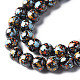 Spray Painted Non-magnetic Synthetic Hematite Beads Strands(G-N337-06C)-3
