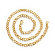 Herren-201 Edelstahl-kubanische Halskette(NJEW-N050-A06-5-45G)-1