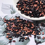MIYUKI Half TILA Beads, Japanese Seed Beads, 2 Hole, (HTL4562) Sunset Matte, 5x2.3x1.9mm, Hole: 0.8mm, about 1250pcs/50g(SEED-X0054-HTL4562)