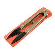 Sharp Steel Scissors, Dark Khaki, Black, 109x23x11mm(TOOL-R025-02)