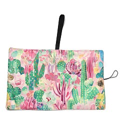 (Defective Closeout Sale: Centerline Asymmetry)Polyester Multilayer Book Cover, Notebook Wraps, Rectangle, Cactus, 460x290x4mm(AJEW-XCP0002-78A)