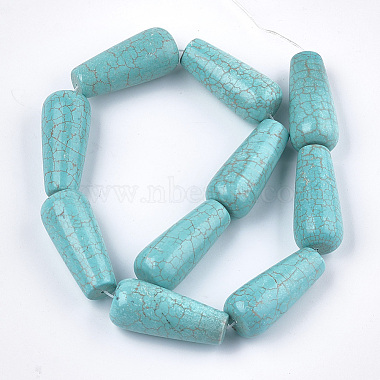 Natural Howlite Beads Strands(X-TURQ-T003-09)-2