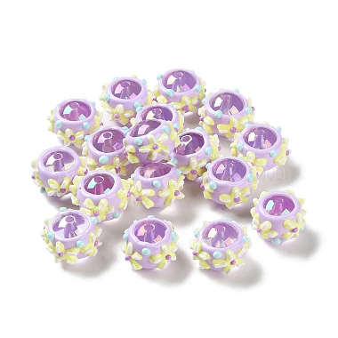 Medium Purple Others Acrylic Beads