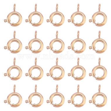 Rose Gold 304 Stainless Steel Spring Ring Clasps