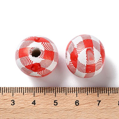 Printed Wood European Beads(WOOD-Z002-12)-3