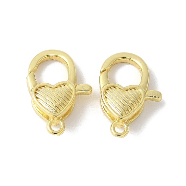Brass Lobster Claw Clasps(KK-F893-11G)-1