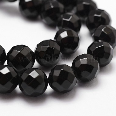 Natural Black Onyx Beads Strands(X-G-D840-23-6mm)-3