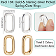 10Pcs 2 Colors Brass Spring Gate Rings(KK-BBC0018-26B)-2
