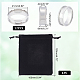 unicraftale 12piezas de configuración de anillo de dedo ranurado de acero inoxidable(STAS-UN0038-94D)-4
