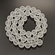 Frosted Transparent Round Glass Beads Strands(X-FGLA-P002-10mm-03)-1