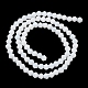 opaque couleur unie imitation jade perles de verre brins(GLAA-F029-P4mm-15)-2