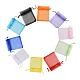 20Pcs 10 Colors Rectangle Organza Drawstring Bags(CON-YW0001-31C)-2