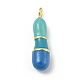 Brass Enamel Pendants(KK-E093-03G-I)-1