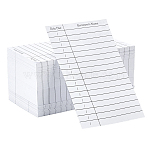 600Pcs Paper Memo, Sticky Note, Rectangle, White, 13x7.8x0.01cm(AJEW-PH0008-81B)
