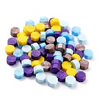Sealing Wax Particles, for Retro Seal Stamp, Octagon, Mixed Color, 0.85x0.85x0.5cm about 1550pcs/500g(DIY-B003-29)