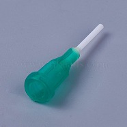 Plastic Fluid Precision Blunt Needle Dispense Tips, Green, 30x7.5mm, Pin: 1.3mm, Inner Diameter: 4.5mm(TOOL-WH0117-11B)