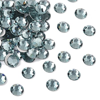 Preciosa&reg MAXIMA Crystal No Hotfix Flatback Stones, Czech Crystal, Dura Foiling, Round(438 11 615 Chaton Rose), 30010 Smoked Sapphire, SS8(2.3~2.5mm)