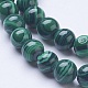 Synthetic Malachite Beads Strands(G-D855-02-6mm)-3