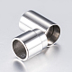 304 Stainless Steel Magnetic Clasps with Glue-in Ends(X-STAS-F132-55P-7mm)-3