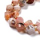 Natural Cherry Blossom Agate Beads Strands(G-L579-03)-2