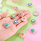 10Pcs 5 Styles Baking Paint Glass Enamel Beads(LAMP-TA0002-50A)-6