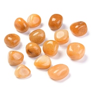 Natural Topaz Jade Beads, No Hole, Nuggets, Tumbled Stone, Healing Stones for 7 Chakras Balancing, Crystal Therapy, Meditation, Reiki, Vase Filler Gems, 14~26x13~21x12~18mm, about 130pcs/1000g(G-M368-03B)