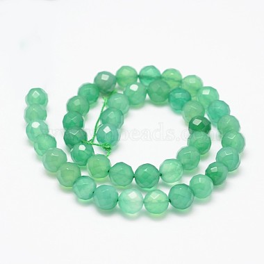 Natural Green Onyx Agate Beads Strands(G-K115-23F-8mm)-2