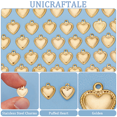 breloques en acier inoxydable unicraftale 304(STAS-UN0007-26G)-5