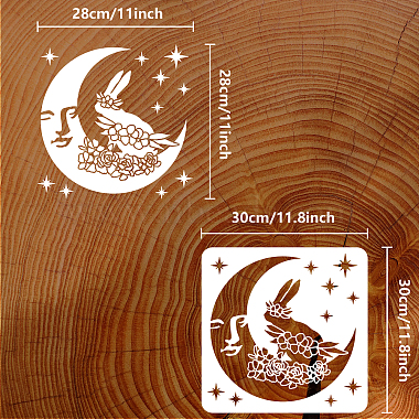 PET Hollow Out Drawing Painting Stencils(DIY-WH0391-0212)-2