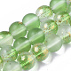 Brins de perles de verre peintes à la bombe givrée(X-GLAA-N035-03C-C02)-1