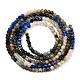 Natural & Synthetic Mixed Gemstone Beads Strands(G-D080-A01-03-27)-2