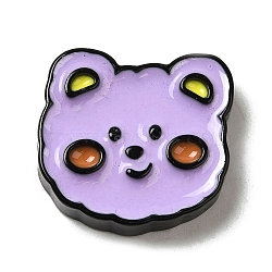 Opaque Resin Cabochons, Cartoon Cabochons, for Jewelry Making, Bear, 21x22x5mm(CRES-F031-03G)