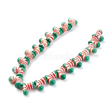 20mm Colorful Clothes Lampwork Beads