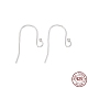 925 Sterling Silver Earring Hooks(STER-K167-051A-S)-1
