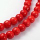 Synthetical Howlite Beads Strands(G609-6mm)-2