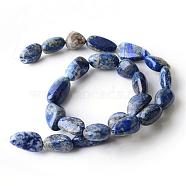 Synthetic Lapis Lazuli Beads Strands, Dyed, Nuggets, 13~25x10~13x6~13mm, Hole: 1.5mm, about 23pcs/strand, 16.1 inch(G-R356-12)