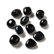 Natural Tiger Eye Beads, Tumbled Stone, Healing Stones for 7 Chakras Balancing, Crystal Therapy, Meditation, Reiki, Vase Filler Gems, No Hole/Undrilled, Nuggets, Alice Blue, 17~30x15~27x8~22mm(G-G979-A07)