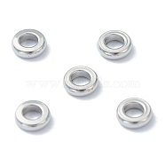 202 Stainless Steel Spacer Beads, Flat Round, Stainless Steel Color, 3.5x1mm, Hole: 1.6mm(STAS-H152-07P)