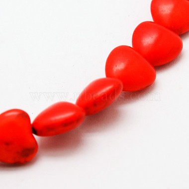 Heart Synthetic Turquoise Beads Strands(TURQ-I019-12mm-M)-2