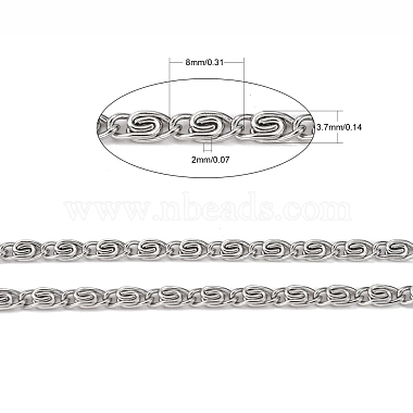 304 Stainless Steel Lumachina Chains(CHS-R009-15)-7