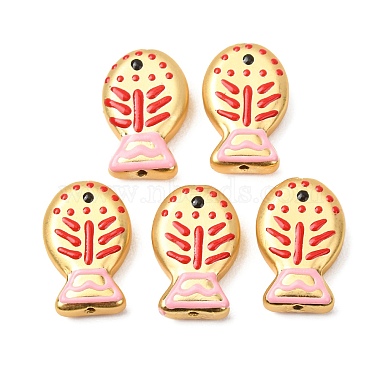 Baking Paint Glass Enamel Beads(GLAA-B035-01E)-1