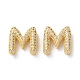 Rack Plating Brass Micro Pave Cubic Zirconia Slide Charms(KK-C084-34G-M)-1