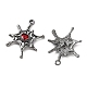Alloy & Ruby Rhinestone Pendants(FIND-G118-07B-01)-2