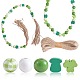 150Pcs 5 Styles Saint Patrick's Day Wood European Beads Set(WOOD-SZ0001-27)-1