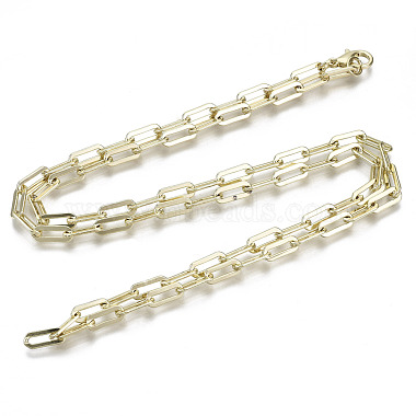 Brass Paperclip Chains(MAK-S072-15B-14KC)-3