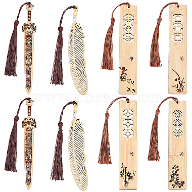 Mixed Color Bamboo Bookmarks