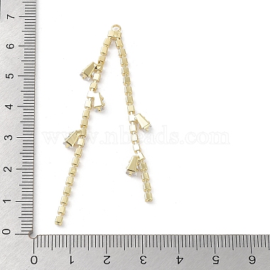 Brass Micro Pave Cubic Zirconia Big Pendants(KK-C040-05G)-3