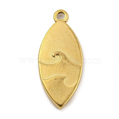 Golden Horse Eye 304 Stainless Steel Pendants