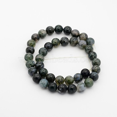 perles de pierre rondes naturelles en mousse verte(G-P070-49-6mm)-2